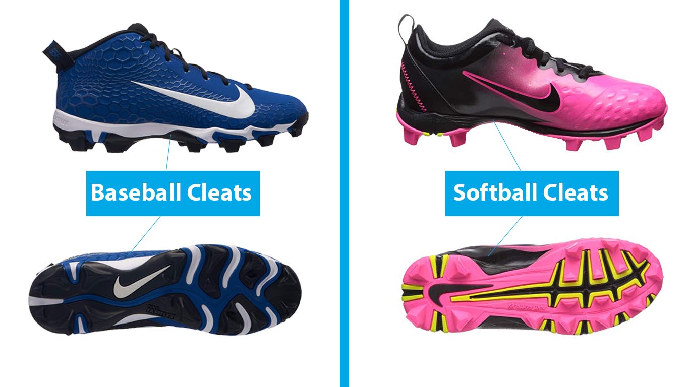 little girls softball cleats